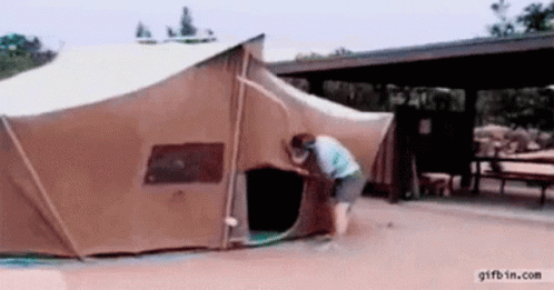 un campement qui s'envole - bivouac solo