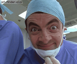 Mr Bean en docteur qui dit ok pour dire qu'avec un bon diagnostic, ces maladies et syndromes de l'entreprenariat se soignent et se dépassent